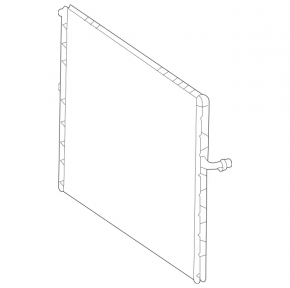 Water cooling radiator G-class W463 G550 19-24 4.0