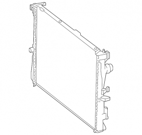 Water cooling radiator G-class W463 G550 19-24 4.0