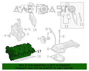Mercedes W221 M273 intake manifold