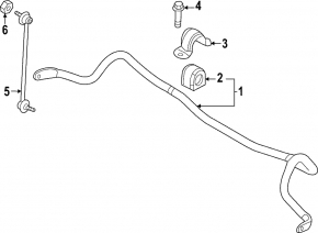 Front stabilizer Mazda CX-30 21 2.5