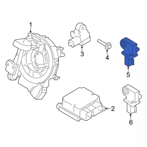 Airbag sensor side left Ford Mustang mk6 15-