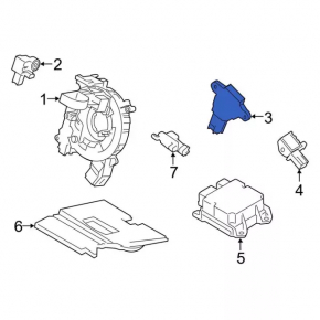 Airbag sensor side left Ford Mustang mk6 15-
