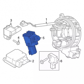 Airbag sensor door right Ford Explorer 11-19