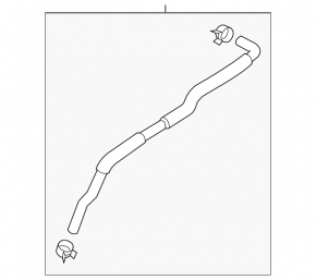 Pipes for gearbox cooler Mazda 6 13-17 long