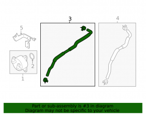 Pipes for gearbox cooler Mazda 6 13-17 long