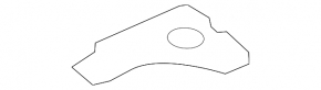 Front panel trim START-STOP Ford Explorer 20- gray strip