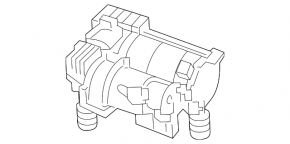 Air suspension compressor for Land Rover Discovery 17-25