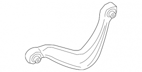Upper rear right transverse control arm Porsche Macan 15-26