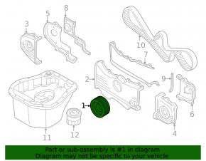 Crankshaft Pulley Subaru Impreza WRX GH 08-14 2.5T