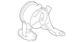 Engine mount rear Toyota Rav4 06-12