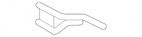 Bracket middle part of muffler left BMW 5 F10 11-16