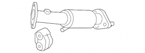 Hyundai Ioniq 17-22 HEV, PHEV exhaust pipe