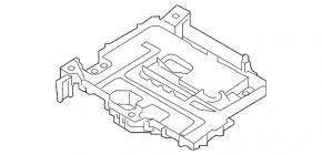 Battery tray Kia Forte 4d 14-18