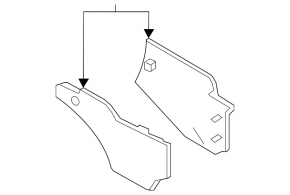 Lower left side console trim for Nissan Leaf 11-12