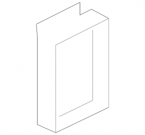 Ventilation shield right Acura ILX 13-