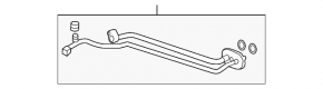 Air conditioning hose, compressor, heater, second, Honda Accord 13-17 2.4, 3.5