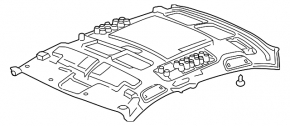 Headlining for Honda Civic XI FE/FL 22-23 5d gray, under the sunroof