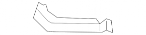 Front bumper mount, right side, Hyundai Palisade 20-22