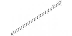 Molding chrome fender front right Hyundai Sonata 11-15