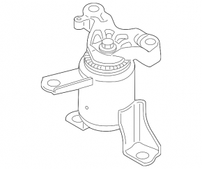 Right engine mount for Ford Fiesta 11-17 1.6