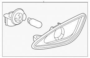 Left turn signal Hyundai Venue 20-25