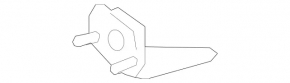 Right tailgate hinge for Mercedes W164 ML