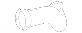 Left intercooler radiator cooling pipe Mercedes W166 GLE 16-16 2.1d