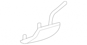 Left threshold plug Mercedes E-class W212 10-16 AMG pkg