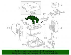 Positive terminal Mercedes H247 GLA 20-23 with distribution plate