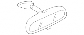 Interior mirror Mazda3 MPS 09-13