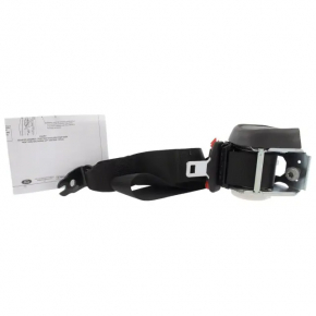 Seat belt rear left Ford Fiesta 11-19 4d black
