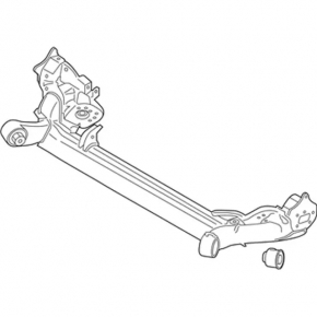 Rear beam Ford Ecosport 18-22 FWD