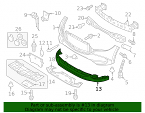 Front bumper lip Mazda CX-5 22-25 structure black with gray