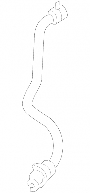 Cooling pipe lower Mazda3 2.3 03-08