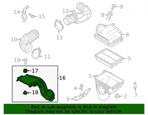 Air intake Mazda 3 21-26 4d 2.5T