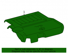Toyota Highlander Engine Cover 08-13 3.5