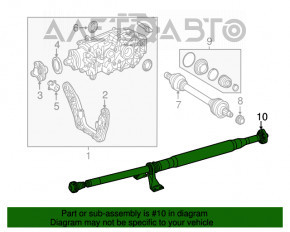 Cardan shaft driveshaft Mercedes GLA 15-20