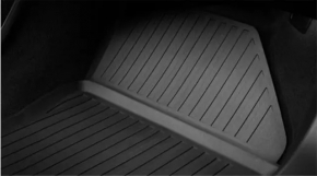 Set of black floor mats for Volvo S60 19-25 rubber