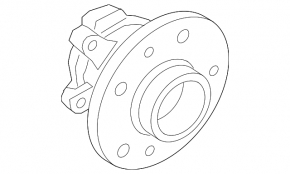Rear left hub Nissan Kicks 18-25