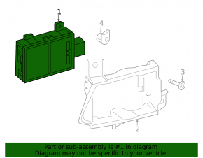 Blind Spot Sensor (BSM) front left Audi A6 19-25