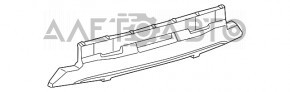 Lexus RX350 RX450h rear bumper absorber 10-15 guide breaks