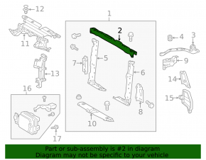 TV upper bar Toyota Rav4 13-18 Japan build
