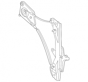 Window lifter with motor rear right VW Passat b7 12-15 USA