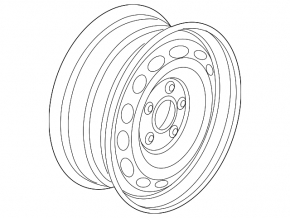 Spare tire spare wheel for VW Tiguan 18-24 R18x4J ET28 145/85