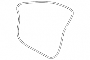 Door seal front left Subaru XV Crosstrek 18-23