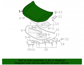 Mitsubishi Eclipse Cross 2022-2026 bare hood