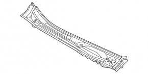 Windscreen wiper grille plastic Nissan Sentra 20-24