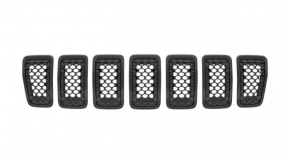 Radiator grill grill Jeep Cherokee KL 19-rest black set 7pcs