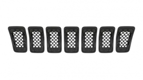Radiator grill grill Jeep Cherokee KL 19-rest black set 7pcs