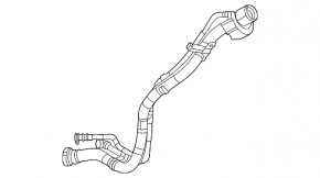 Fuel filler neck Toyota Sienna 21-25
